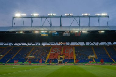 Kharkiv, Ukrayna - 11 Mayıs 2019: Ukrayna Premier Ligi Shakhtar Donetsk - Oleksandria