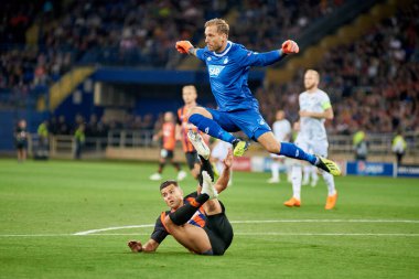 KHARKIV, UKRAINE - SEPTEMBER 19, 2018: UEFA Şampiyonlar Ligi 2018 FC Shakhtar - TSG Hoffenheim