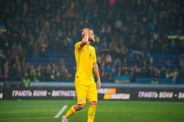 Kharkiv Ukraine Oktober 2018 Andriy Yarmolenko Uefa League Nations Match — Stockfoto