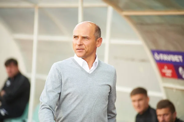 Zaporizhzhya Ukraine September 2020 Viktor Skrypnyk Trainer Des Zorya Luhansk — Stockfoto