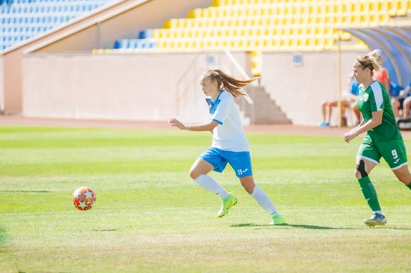 Kharkiv Ukraina September 2020 Fotbollsmatch För Kvinnor Professional Ligan Ukraina — Stockfoto