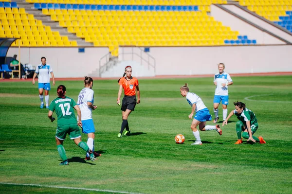Kharkiv Ukraine Septembre 2020 Match Football Ligue Professionnelle Féminine Ukraine — Photo