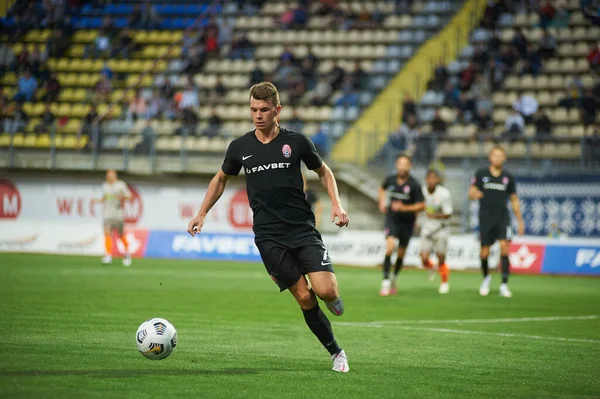 Zaporizhzhya Ukraine Septembre 2020 Vladyslav Kochergin Action Lors Match Football — Photo