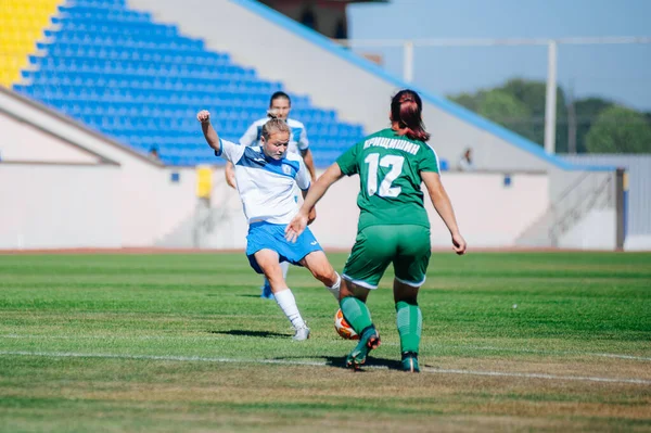Charków Ukraina Września 2020 Mecz Piłki Nożnej Kobiet Profesjonalnej Ligi — Zdjęcie stockowe