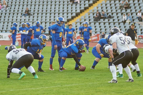 Kharkiv Ukraine September 2020 American Football Spieler Aktion Während Des — Stockfoto