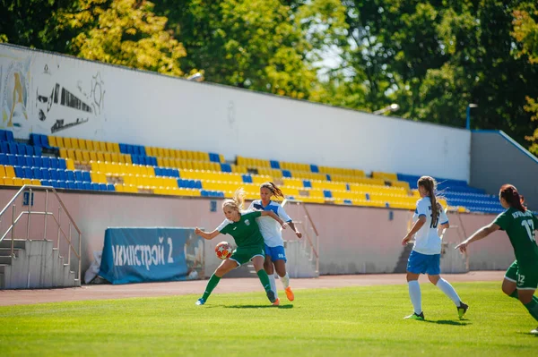 Kharkiv Ucrania Septiembre 2020 Partido Fútbol Liga Profesional Femenina Ucrania — Foto de Stock