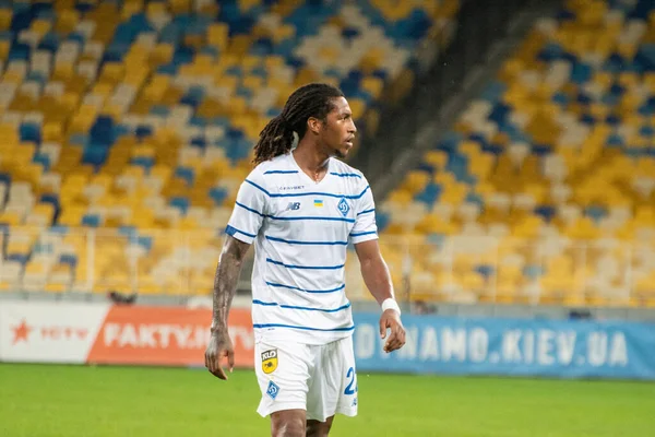 Kyiv Ukraine September 2020 Player Dinamo Kyiv Gerson Rodrigues Match — стокове фото