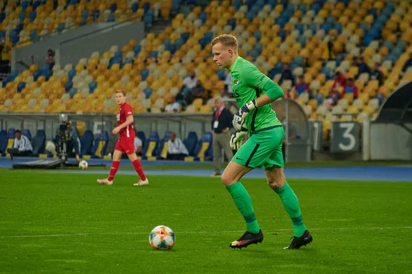 Kyiv Ukraine September 2020 Marco Bizot在2020年欧洲杯对阵Dinamo Kyiv的比赛中担任Az Alkmaar的守门员 — 图库照片