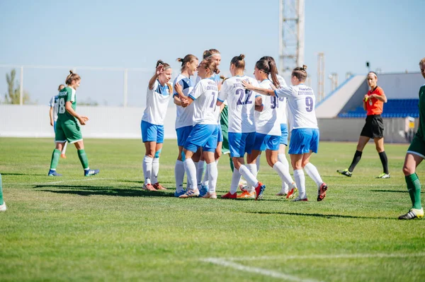 ハリコフ ウクライナ 2020年9月13日 ウクライナの女性プロリーグのサッカー試合Zitlobud2 Karpaty — ストック写真