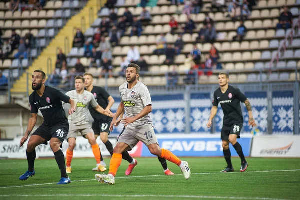 Zaporizhzhya Ukraine September 2020 Junior Moraes Action Football Match Ukrainian — Stock Photo, Image