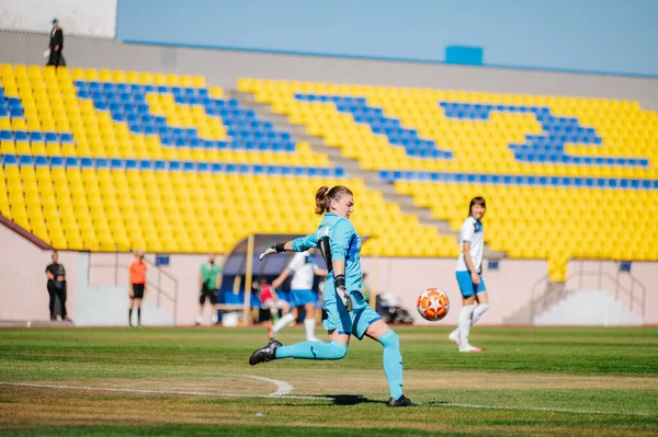 Kharkiv Ucrania Septiembre 2020 Partido Fútbol Liga Profesional Femenina Ucrania —  Fotos de Stock