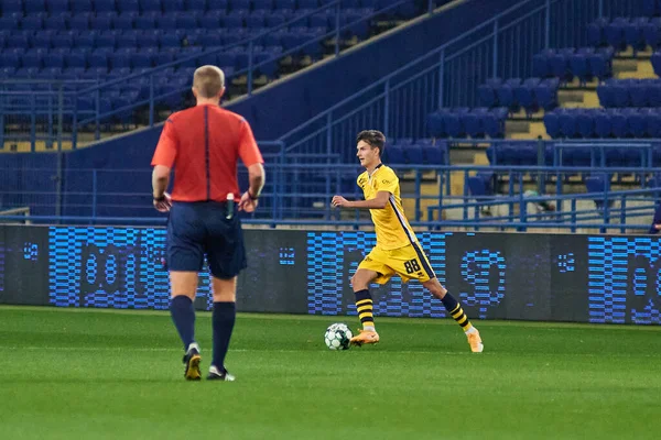 Kharkiv Ukraine Oktober 2020 Fußballspiel Der Pfl Metallist 1925 Polissya — Stockfoto