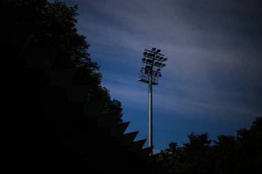 COLOGNE, GERMANY - 6 Eylül 2025 Google Pixel Women Bundesliga 1.FC Koeln Frauen-RB Leipzig Frauen maçı Franz Kremer Stadyumu 'nda.
