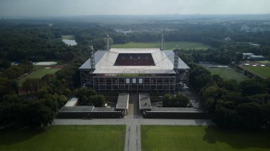 COLOGNE, Almanya - 8 Eylül 2025: Muengersdorf Stadyumu, Rhein Enerji Stadyumu.