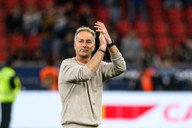 LEVERKUSEN, GERMANY - 12 EPTEMBER, 2025: Kasper Hjulmand - Bundesliga maçı Bayer 04 Leverkusen-SG Eintracht Frankfurt. 