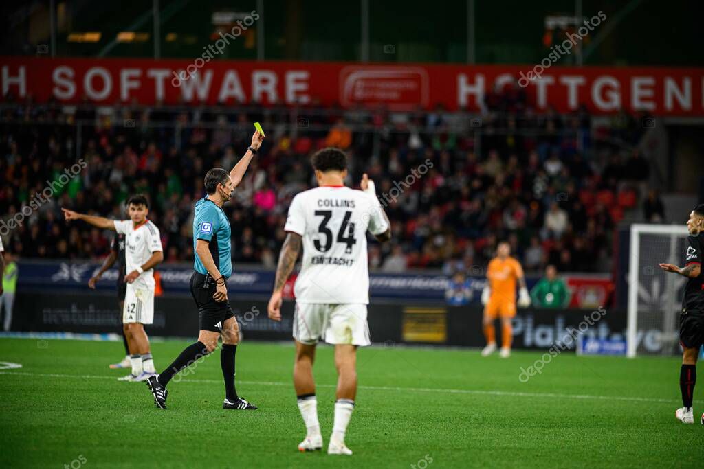 LEVERKUSEN, GERMANY - 12 SEPTEMBER, 2025: Nnamdi Collins - The Bundesliga match Bayer 04 Leverkusen vs SG Eintracht Frankfurt at BayArena.