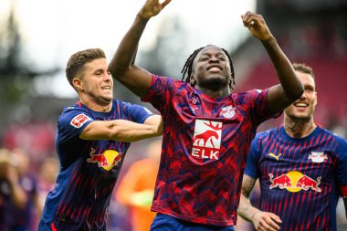 Mainz, Almanya - 13 Eylül 2025: Johan Bakayoko - Bundesliga maçı 1. FSV Mainz 05, Mewa Arena 'da RB Leipzig' e karşı. 