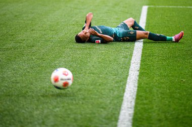 MOENCHENGLADBACH, GERMANY - 14 Eylül 2025: - Borussia Borussia Moenchengladbach-SV Werder Bremen maçı Borussia Park 'ta.