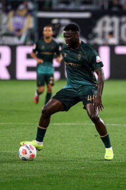 MOENCHENGLADBACH, GERMANY - 14 Eylül 2025: Victor Boniface - Bundesliga Borussia Moenchengladbach futbol maçı Borussia Park 'ta SV Werder Bremen' e karşı.