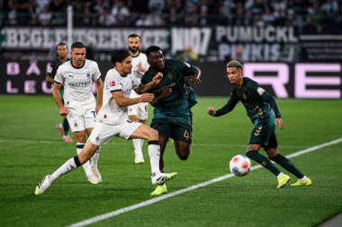 MOENCHENGLADBACH, GERMANY - 14 Eylül 2025: Victor Boniface - Bundesliga Borussia Moenchengladbach futbol maçı Borussia Park 'ta SV Werder Bremen' e karşı.