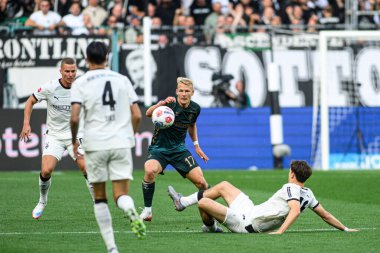 MOENCHENGLADBACH, GERMANY - 14 Eylül 2025: - Borussia Borussia Moenchengladbach-SV Werder Bremen maçı Borussia Park 'ta.