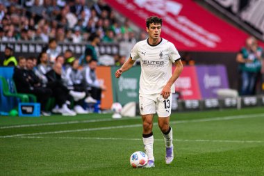 MOENCHENGLADBACH, GERMANY - 14 Eylül 2025: Giovanni Reyna - Bundesliga Borussia Moenchengladbach - Borussia Park 'ta SV Werder Bremen' e karşı futbol maçı.