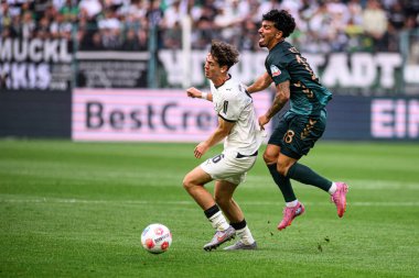 MOENCHENGLADBACH, GERMANY - 14 Eylül 2025: Cameron Puertas - Bundesliga Borussia Moenchengladbach futbol maçı Borussia Park 'ta SV Werder Bremen' e karşı.