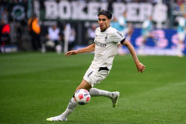 MOENCHENGLADBACH, GERMANY - 14 Eylül 2025: Kevin Diks - Bundesliga Borussia Moenchengladbach futbol maçı Borussia Park 'ta Werder Bremen' e karşı.