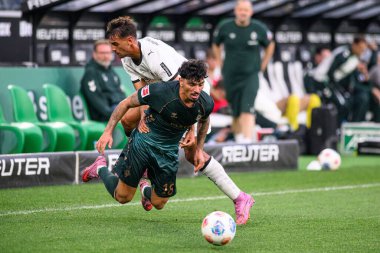 MOENCHENGLADBACH, GERMANY - 14 Eylül 2025: Cameron Puertas - Bundesliga Borussia Moenchengladbach futbol maçı Borussia Park 'ta SV Werder Bremen' e karşı.
