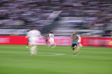 MOENCHENGLADBACH, GERMANY - 14 Eylül 2025: - Borussia Borussia Moenchengladbach-SV Werder Bremen maçı Borussia Park 'ta.