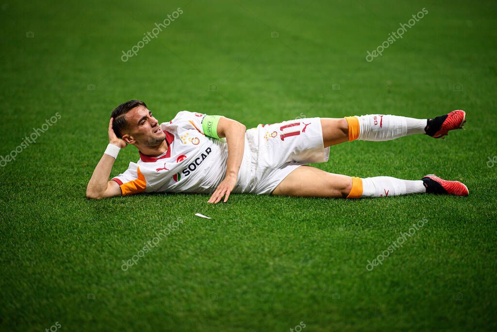 FRANKFURT, GERMANY - 18 SEPTEMBER, 2025: Yunus Akgun - The match UEFA Champions League Eintracht Frankfurt v Galatasaray A.S. at Deutsche Bank Park.