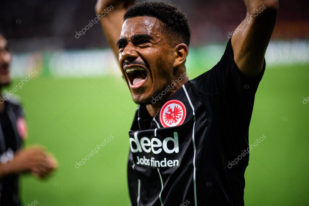 FRANKFURT, GERMANY - 18 SEPTEMBER, 2025: Ansgar Knauff - The match UEFA Champions League Eintracht Frankfurt v Galatasaray A.S. at Deutsche Bank Park.