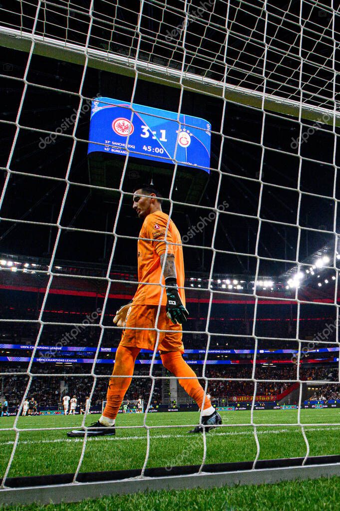 FRANKFURT, GERMANY - 18 SEPTEMBER, 2025: Ugurcan Cakir - The match UEFA Champions League Eintracht Frankfurt v Galatasaray A.S. at Deutsche Bank Park.