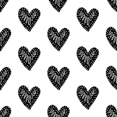 Kalpli kusursuz vektör deseni.