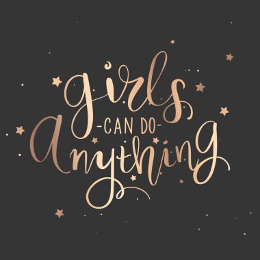 Vektör elle çizilmiş yazı ifade. Modern altın fırça hat