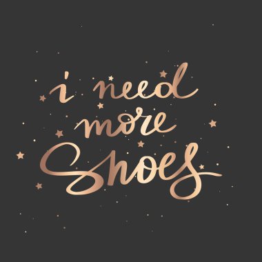 Vektör elle çizilmiş yazı ifade. Motivasyon ve ilham altın alıntı