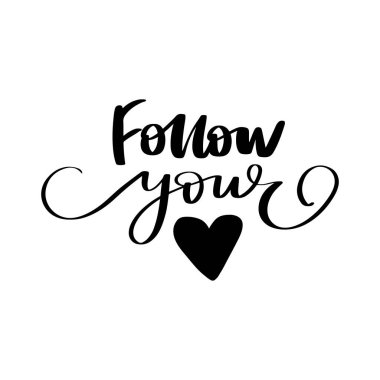 Vektör elle çizilmiş yazı ifade. Modern fırça hat. Motivasyon ve ilham alıntı