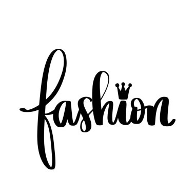 Vektör elle çizilmiş yazı ifade. Modern fırça hat