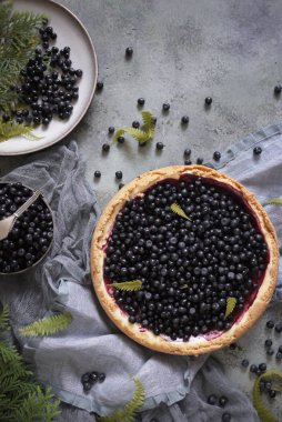 Yaban mersinli kek ve yaban mersini