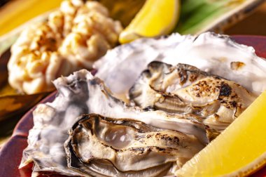 Taze ve lezzetli istiridye