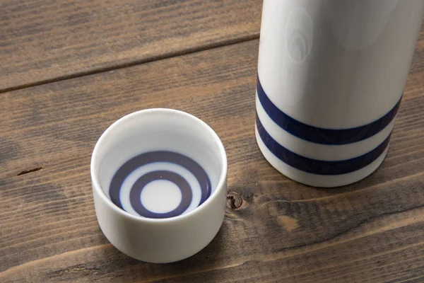 Proeven Van Heerlijke Japanse Sake Japan — Stockfoto