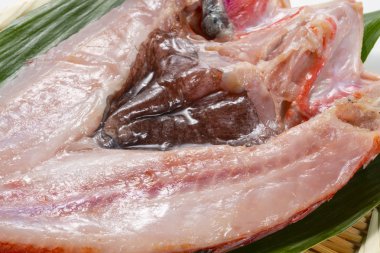 Japon tuzlu taze balık