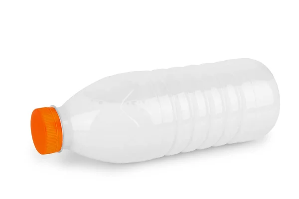 Flasche Milch Isoliert Auf Weißem Hintergrund — Stockfoto