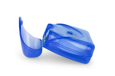 diş ipi beyaz bir arka plan üzerinde izole