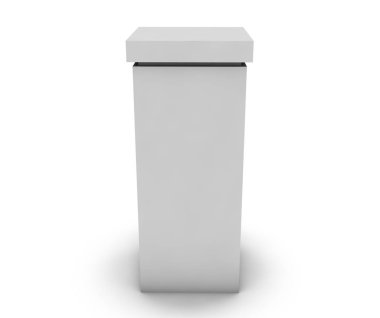 Eski sütun eski stil sabittir. Yüksek çözünürlüklü gerçekçi 3d çizim