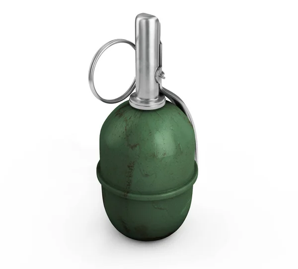 Rendu Bombe Grenade Main Réaliste — Photo