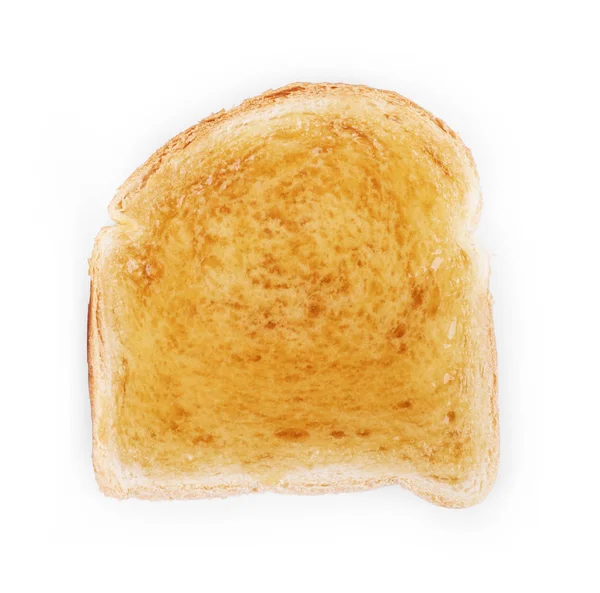 Toast Miel Sur Fond Blanc — Photo