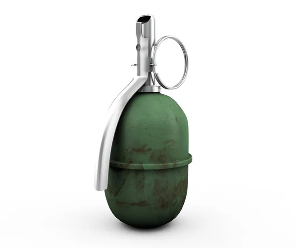 Rendering Realistiska Handgranat Bomb — Stockfoto