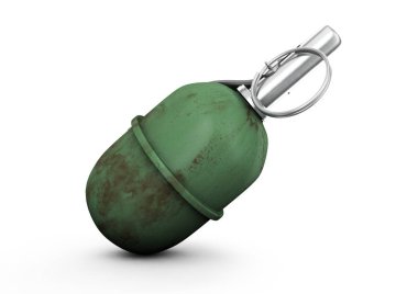 3D render gerçekçi el bombası bomba