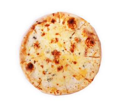 Pizza dört peynir en baştan görüntülemek